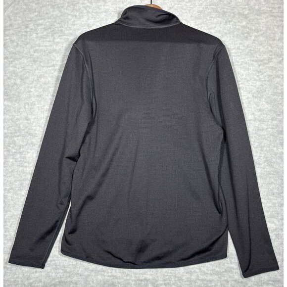 Eddie Bauer Mens Sweatshirt Quarter Zip Pullover Gray Size S Activewear - Picture 4 of 4